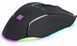 Миша REAL-EL RM-555 Black, Black, Офісна, Дротова, 6, USB, 6400, 1.80 м, Пластик, 128 &times; 75 &times; 35 мм, Ергономічний для правої руки, Оптичний