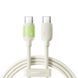 Кабель Joyroom S-A53 Type-C to Type-C 60W 2m White, Black