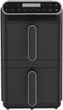 Мультипіч GRUNHELM GAF1100D 11Л 2460Вт Чорний, 11 л, 2460 Вт, Таймер, Антипригарне покриття, Цифровий дисплей, Регулювання температури, Знімна чаша, Приготування з мінімумом олії, Великий об'єм 11 л