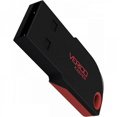 USB Flash Verico 16Gb USB 2.0 Keeper Black+Red