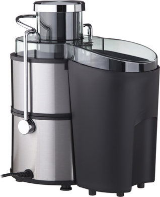 Соковижималка Ardesto JEG-1000 1000W Black, 0.5 л, 1000 Вт, Віджим соку, 2 швидкості, Автоматичне відділення м&rsquo;якоті, Завантажувальний отвір 65 мм, Контейнер для макухи 1.5 л, Система &laquo;Крапля-стоп&raquo;, Захист від перегрівання