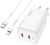 МЗП Hoco N23 PD45W 2Type-C + Cable Type-C to Lightning White