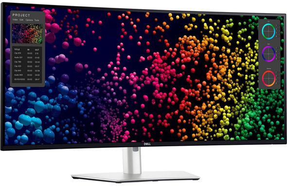 Монітор Dell 39.7" U4025QW (210-BMDV) IPS Black/White 120Hz, Офіс, Дизайн та фото, 5120&times;2160, 39.7", 120 Гц, IPS, W-LED, UltraSharp, 10 біт, 21:9, Кут нахилу 90 градусів; Регулювання кута нахилу; Регулювання висоти, Плаский, USB-C, HDMI, DisplayPort, 3.5 мм audio, USB Hub, RJ-45, 100&times;100, Матове, 5 мс