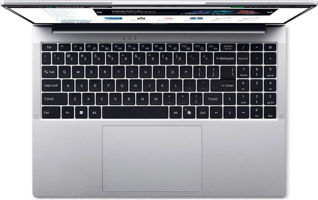 Ноутбук Acer Aspire Lite AL16-54P-302Y (NX.DK6EU.005) Silver, Aspire Lite, Офіс, Навчання, Core i3-1315U, Intel Core i3, 6, SSD, 512 ГБ, Інтегрована, Intel UHD Graphics, Інтегрована, DDR5, 16 ГБ, 4800 МГц, 16", 1920&times;1200, IPS, 250 ніт, 60 Гц, USB-A; USB-A; USB-C; HDMI; LAN, 58 Вт&middot;год