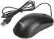 Миша Jedel CP82 Black, Black, Офісна, Дротова, 3, USB, 1200, 1.35 м, Пластик, 122 &times; 65 &times; 40 мм, Симетричний, Оптичний