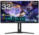 Монітор Gigabyte 31.5" Aorus FO32U2P OLED Black 240Hz, Геймінг, 3840&times;2160, 31.5", 240 Гц, OLED, OLED, Aorus, 10 біт, 16:9, Кут нахилу 90 градусів; Регулювання кута нахилу; Регулювання висоти, Плаский, USB-C, HDMI, DisplayPort, 3.5 мм audio, USB Hub, 100&times;100, Матове, 0.03 мс