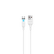 Кабель Tranyoo S12 MicroUSB Magnetic 1m White