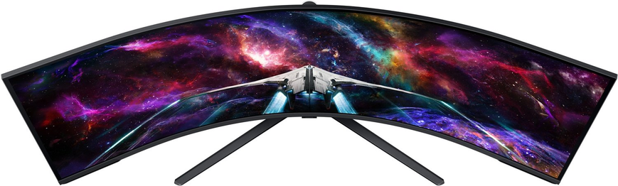 Монітор Samsung 57" Odyssey Neo G9 G95NC (LS57CG952NZXUA) Black/White Curved VA 240Hz, 7680&times;2160, 57", 240 Гц, VA, W-LED, Odyssey Neo G9, 10 біт, 32:9, Регулювання кута нахилу; Регулювання висоти, Вигнутий, DisplayPort, 3.5 мм audio, USB Hub, 3&times;HDMI, 100&times;100, Матове, 1 мс