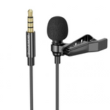 Петличний Мікрофон Borofone BFK11 3.5mm 2m Black