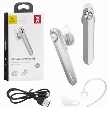 Bluetooth Гарнитура Baseus A-01 silver