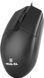 Миша REAL-EL RM-210 Black, Black, Офісна, Дротова, 3, USB, 1000, 1.50 м, Пластик, 115 &times; 55 &times; 38 мм, Симетричний, Оптичний