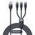 Кабель Joyroom S-A18 Lighting/Type-C/MicroUSB 1.2m Black