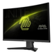 Монітор MSI 23.6" MAG 242C VA Black Curved 180Hz, Геймінг, 1920&times;1080, 23.6", 180 Гц, VA, W-LED, MAG, 8 біт, 16:9, Кут нахилу 90 градусів; Регулювання кута нахилу; Регулювання висоти, Вигнутий, 3.5 мм audio, HDMI, DisplayPort, 100&times;100, Матове, 1 мс