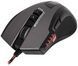 Миша Gembird MUSG-004 Black, Grey USB, black/grey, Ігрова, Дротова, 8, USB, 3200, 1.50 м, Пластик, 120 &times; 80 &times; 43 мм, Ергономічний для правої руки, Оптичний