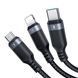 Кабель Joyroom S-A18 Lighting/Type-C/MicroUSB 1.2m Black