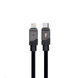 Кабель Tranyoo CL-2 Type-C to Lightning 1.2m Black