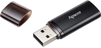 USB Flash Apacer AH25B 128Gb USB 3.2 Black