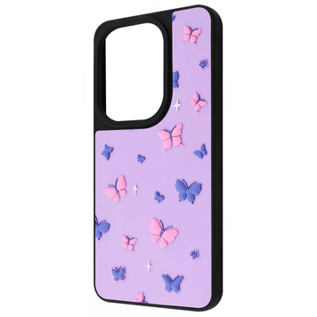 Накладка Redmi Note 13Pro 4G/Note 14S/Poco M6Pro 4G Wave Doodle Butterflies