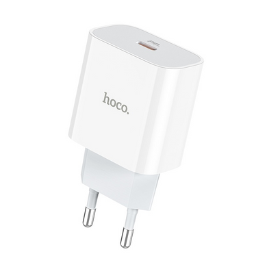МЗП Hoco C76A Plus PD20W Type-C + Cable Type-C to Lightning White