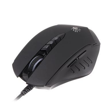 Миша A4Tech V8M Bloody Black V-Track, Black, Ігрова, Дротова, 8, USB, 3200, 1.80 м, Пластик, 123 &times; 82 &times; 43 мм, Ергономічний для правої руки, Оптичний