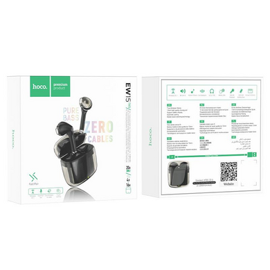 Bluetooth Earphones Hoco EW15 Black