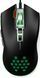 Миша GamePro GM543 Black, Black, Ігрова, Дротова, 8, USB, 6400, 1.50 м, Пластик, 130 &times; 68 &times; 45 мм, Ергономічний для правої руки, Оптичний