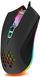 Миша GamePro GM543 Black, Black, Ігрова, Дротова, 8, USB, 6400, 1.50 м, Пластик, 130 &times; 68 &times; 45 мм, Ергономічний для правої руки, Оптичний