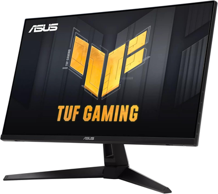 Монітор Asus 27" TUF Gaming VG27AQ5A (90LM0BN0-B01371) IPS Black 210Hz, Геймінг, 2560&times;1440, 27", 210 Гц, IPS, W-LED, TUF Gaming, 8 біт, 16:9, Кут нахилу 90 градусів; Регулювання кута нахилу; Регулювання висоти, Плаский, HDMI, DisplayPort, 3.5 мм audio, 100&times;100, Матове, 1 мс