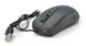Миша Jedel CP72 Black, Black, Офісна, Дротова, 3, USB, 1000, 1.50 м, Пластик, 118.2 &times; 58 &times; 38.5 мм, Симетричний, Оптичний