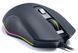 Миша REAL-EL RM-550 Black, Black, Офісна, Дротова, 7, USB, 3200, 1.80 м, Пластик, 130 &times; 72 &times; 40 мм, Ергономічний для правої руки, Оптичний