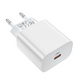 МЗП Hoco C76A Plus PD20W Type-C + Cable Type-C to Lightning White