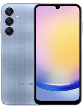 Смартфон Samsung A25 5G 6/128GB (A256) Blue, Blue, Galaxy A25, 128 ГБ, 6 ГБ, 6" - 6.99", Є, 2, 5G, 4001 - 5000 mAh, 50 Мп, IP67, 2340 x 1080
