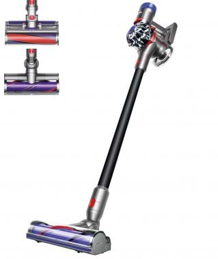 Пилосос ручний Dyson V8 Absolute, Контейнер, Суха, 425 Вт, Щілинна насадка, Насадка для меблів, Електрощітка підлога/килим, М'яка щітка, Міні-турбощітка, 1, 0.54 л, HEPA 13, до 82 дБ