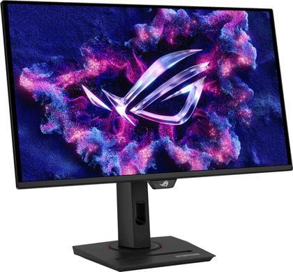 Монiтор Asus 26.5" ROG Strix XG27AQDMES-R (90LM0C80-B04171) OLED Black 240Hz, Геймінг, 2560&times;1440, 26.5", 240 Гц, QD-OLED, QD-OLED, ROG Strix, 10 біт, 16:9, Кут нахилу 90 градусів; Регулювання кута нахилу; Регулювання висоти, Плаский, DisplayPort, 3.5 мм audio, 2&times;HDMI, 100&times;100, Антивідблискове, 0.03 мс