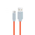Кабель Tranyoo T-S19C Type-C 6A 1m Gray/Orange