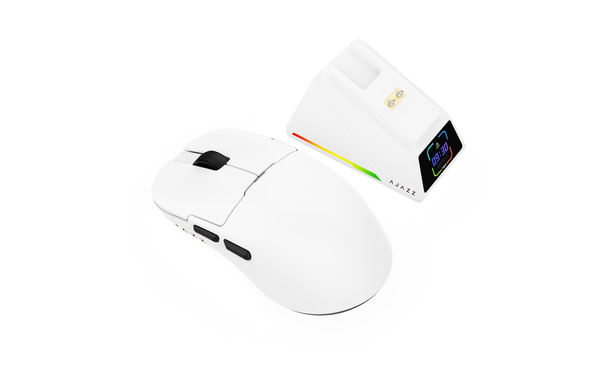 Миша бездротова ігрова Ajazz AJ159 APEX White