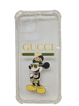 Накладка iPhone 13/14 Corner 0.8 Mickey Mouse Clear, Накладка, iPhone 13, iPhone 14