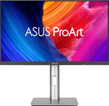 Монiтор Asus 27" ProArt PA27JCV (90LM0AL0-B01K70) IPS Black, Офіс, Дизайн та фото, 5120&times;2880, 27", 60 Гц, IPS, W-LED, ProArt, 10 біт, 16:9, Кут нахилу 90 градусів; Регулювання кута нахилу; Регулювання висоти, Плаский, USB-C, HDMI, DisplayPort, 3.5 мм audio, USB Hub, 100&times;100, Матове, 5 мс