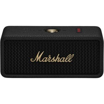Колонка Bluetooth Marshall Emberton III Black, Bluetooth, USB-C, Акумулятор, 20 Вт, Понад 32 години, Вбудований мікрофон, Керування через застосунок, Об'ємне звучання 360&deg;, Multipoint, IP67