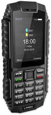 Мобільний телефон Sigma X-Treme DT68 Black
