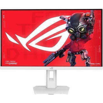 Монітор Asus 27" ROG Strix XG27ACSR-W (90LM0D12-B01171) IPS White 220Hz, Геймінг, 2560&times;1440, 27", 220 Гц, Fast IPS, W-LED, ROG Strix, 10 біт, 16:9, Кут нахилу 90 градусів; Регулювання кута нахилу; Регулювання висоти, Плаский, USB-C, HDMI, DisplayPort, 3.5 мм audio, 100&times;100, Матове, 1 мс