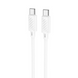 Кабель Hoco X88 Type-C to Type-C 60W 1m White