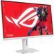 Монітор Asus 27" ROG Strix XG27ACSR-W (90LM0D12-B01171) IPS White 220Hz, Геймінг, 2560&times;1440, 27", 220 Гц, Fast IPS, W-LED, ROG Strix, 10 біт, 16:9, Кут нахилу 90 градусів; Регулювання кута нахилу; Регулювання висоти, Плаский, USB-C, HDMI, DisplayPort, 3.5 мм audio, 100&times;100, Матове, 1 мс