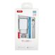 МЗП XO L35D 2.1A/2USB+MicroUSB Cable White