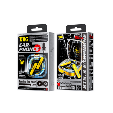 Bluetooth Earphones Wekome V07 Yellow