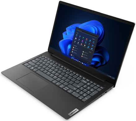 Ноутбук Lenovo V15 G4 AMN (82YU016NRA) Black, V15 G4 AMN, Офіс, Навчання, Ryzen 3 7320U, AMD Ryzen 3, 4, SSD, 256 ГБ, Інтегрована, AMD Radeon 610M, Інтегрована, LPDDR5, 8 ГБ, 5500 МГц, 15.6", 1920&times;1080, IPS, 250 ніт, 60 Гц, USB-A; USB-A; USB-C; HDMI; LAN, 38 Вт&middot;год