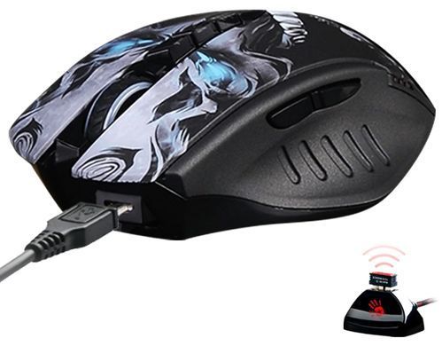 Миша бездротова Bloody R80 Plus Black