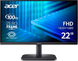 Монітор Acer 21.5" EK220QE3bi (UM.WE0EE.303) IPS Black, Офіс, 1920&times;1080, 21.5", 100 Гц, IPS, W-LED, EK, 8 біт, 16:9, Регулювання кута нахилу, Плаский, HDMI, VGA, 100&times;100, Матове, 5 мс