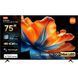 Телевізор Xiaomi TV S Mini LED 75 2026, 75", Smart TV, Wi-Fi, DVB-T2, Dolby Vision, AirPlay, HDR10+, Dolby Atmos, Google Cast, QD-Mini LED, QD-Mini LED, Google TV, 60 Гц
