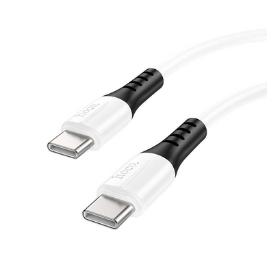 Кабель Hoco X82 Type-C to Type-C 60W 1m White